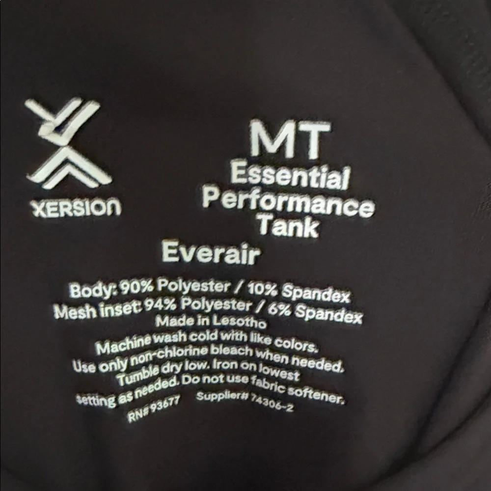 Xersion Black Racerback Performance Tank - Picture 2 of 3